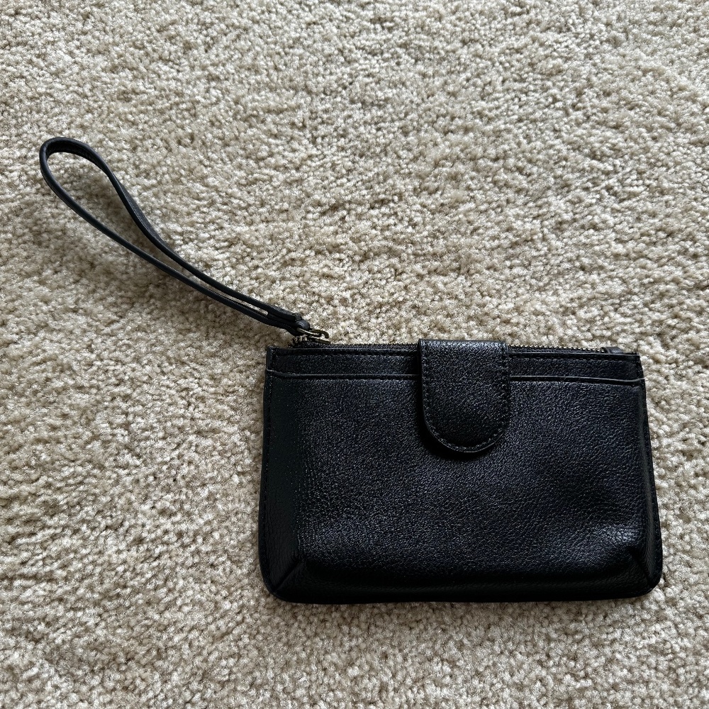 Black Universal Thread Wristlet Wallet